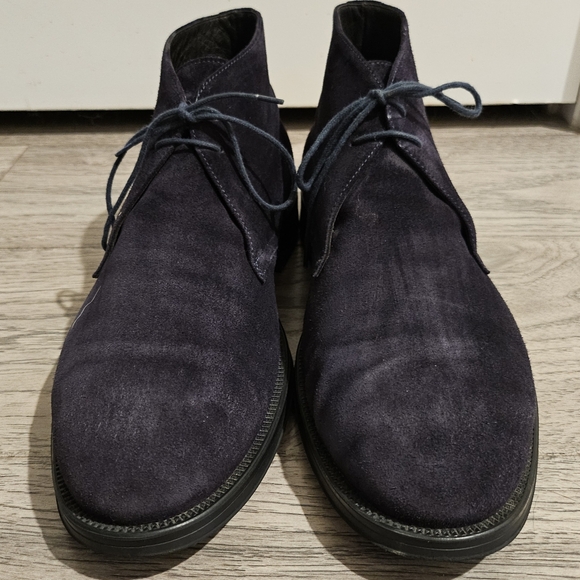 Brooks Brothers 1818 Footwear Suede Chukka Boots Navy Blue - Size 11.5 main image 8